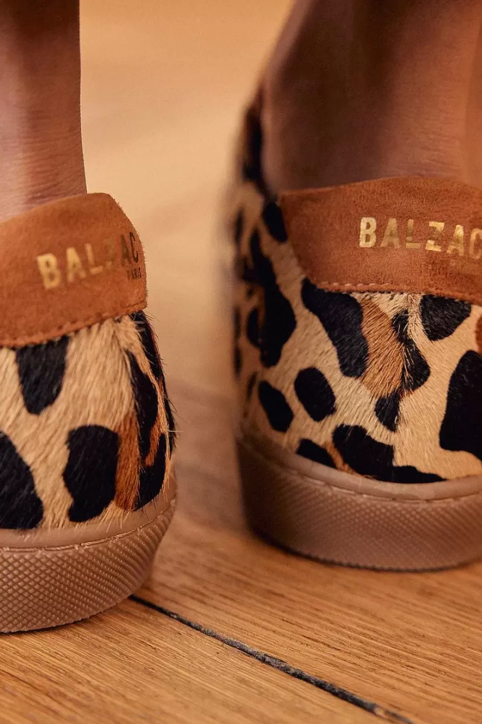 Baskets Honore Leopard