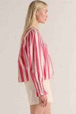 Blouse Ophelie Rayures Rose