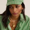 Casquette Espoir Rayures Vert Et Orange