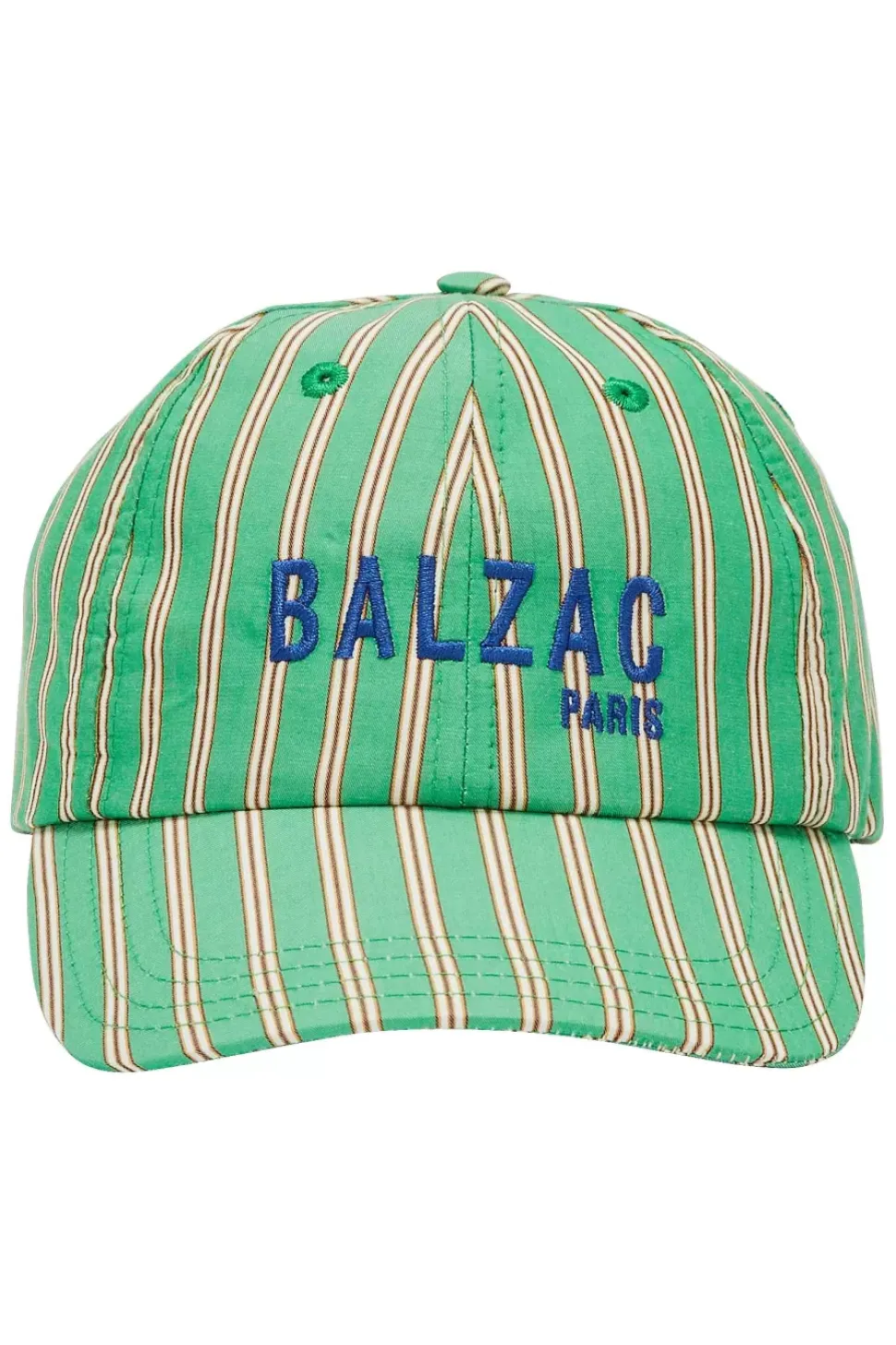 Casquette Espoir Rayures Vert Et Orange