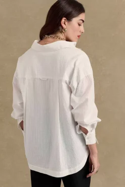 Chemise Arthus Seersucker Blanc