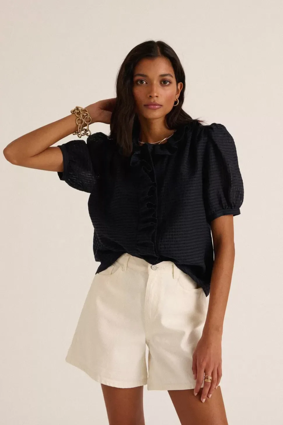 Chemise Baignade Carreaux Marine