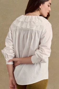 Chemise Fossette Blanc Naturel