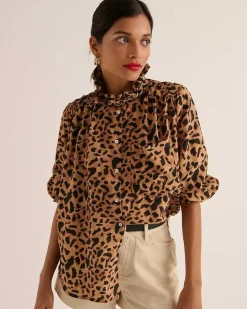 Chemise Leonor Guepard Cappucino