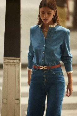 Chemise Leopoldine Bleu
