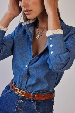 Chemise Leopoldine Bleu