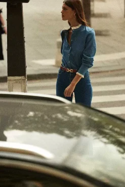 Chemise Leopoldine Bleu