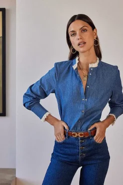 Chemise Leopoldine Bleu