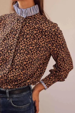 Chemise Mina Leopard