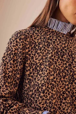 Chemise Mina Leopard