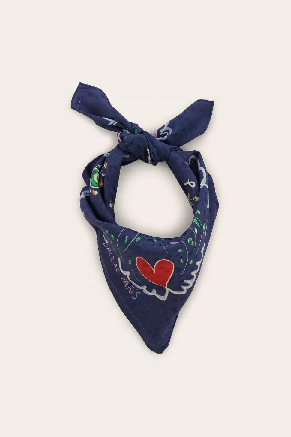 Foulard Paros Cerise Sur Le Gateau
