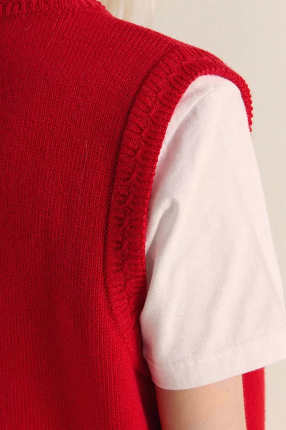 Gilet Constant Rouge