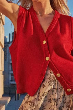 Gilet Constant Rouge