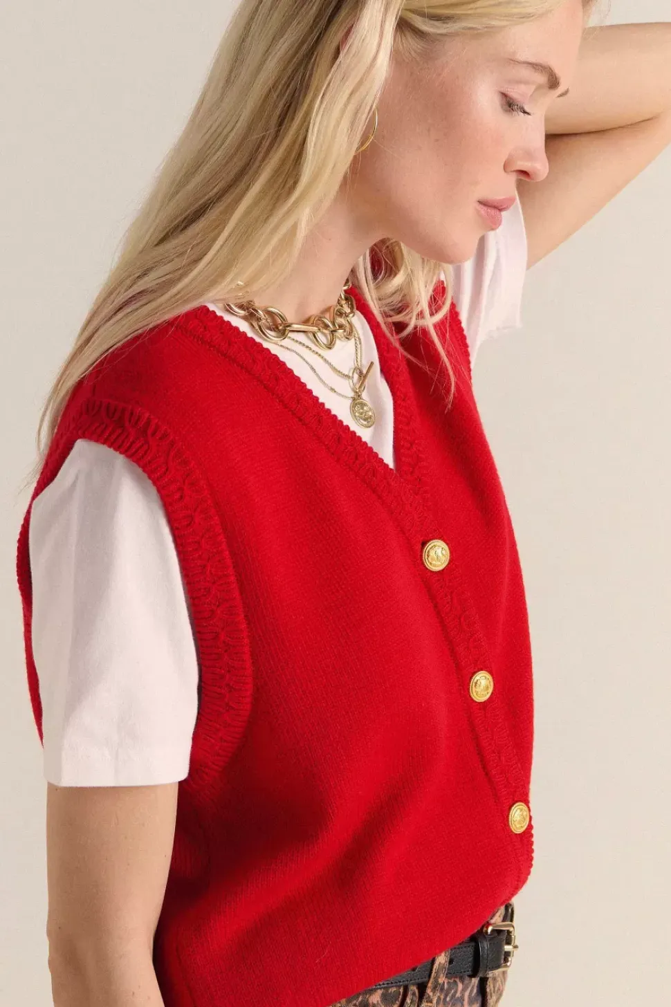 Gilet Constant Rouge