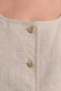 Gilet Marius Sable