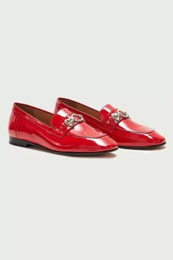 Mocassins Flavie Vernis Rouge