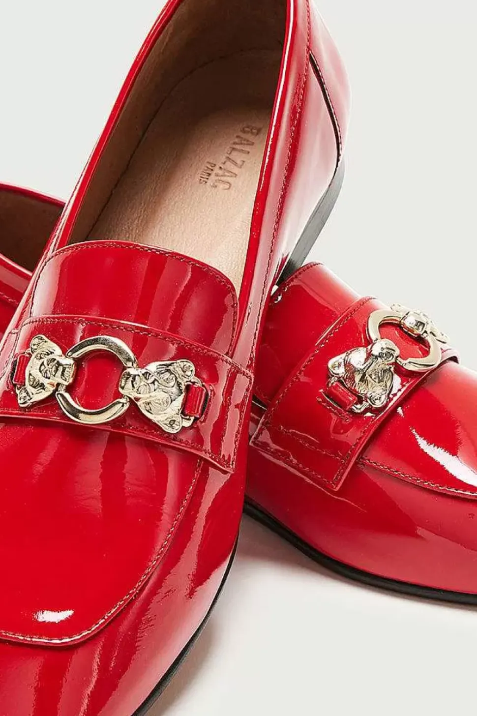 Mocassins Flavie Vernis Rouge