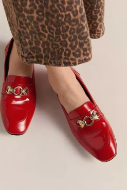 Mocassins Flavie Vernis Rouge