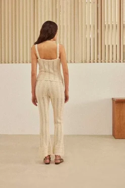 Pantalon Marbre Ecru