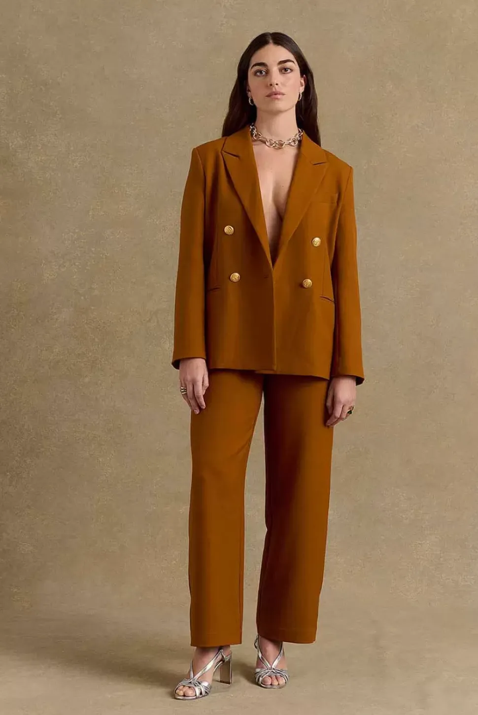 Pantalon Palette Terracotta