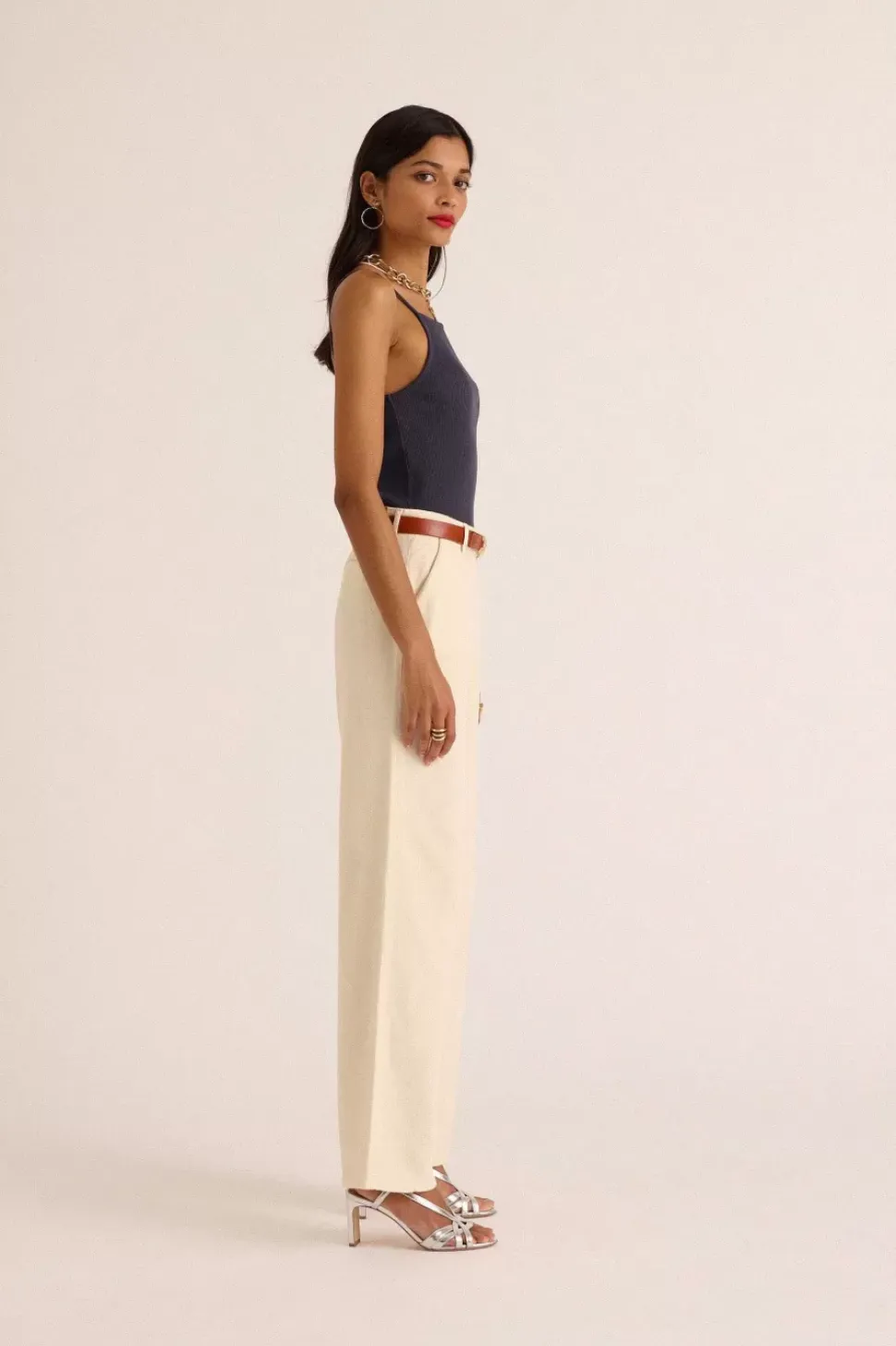 Pantalon Paolo Creme Brulee