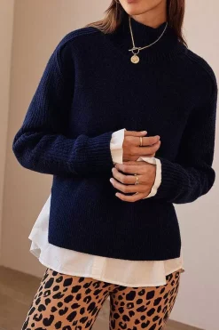 Pull Mael Bleu Marine