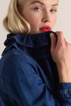 Robe Belkis Bleu Midi