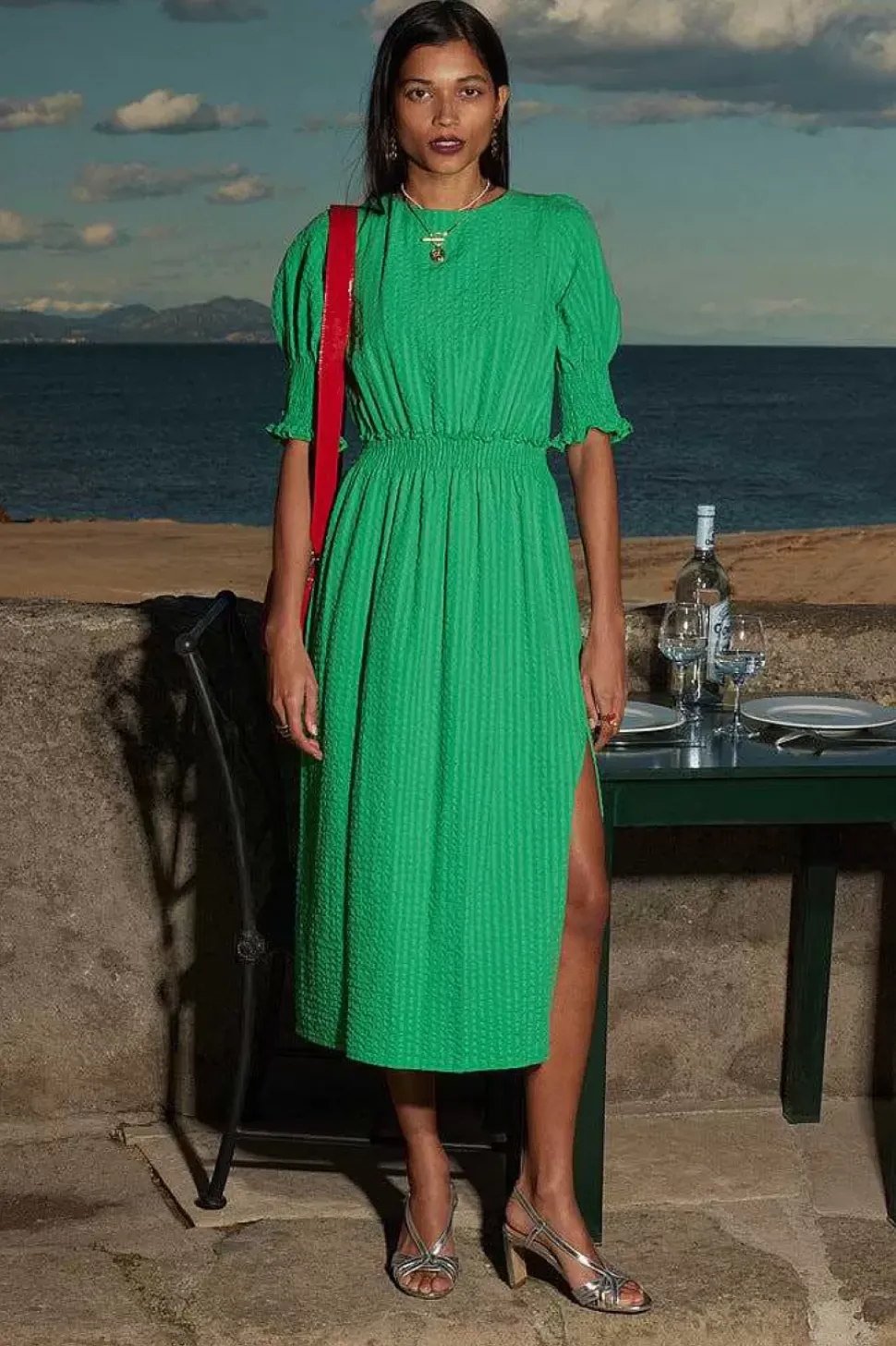 Robe Celeste Vert Pelouse
