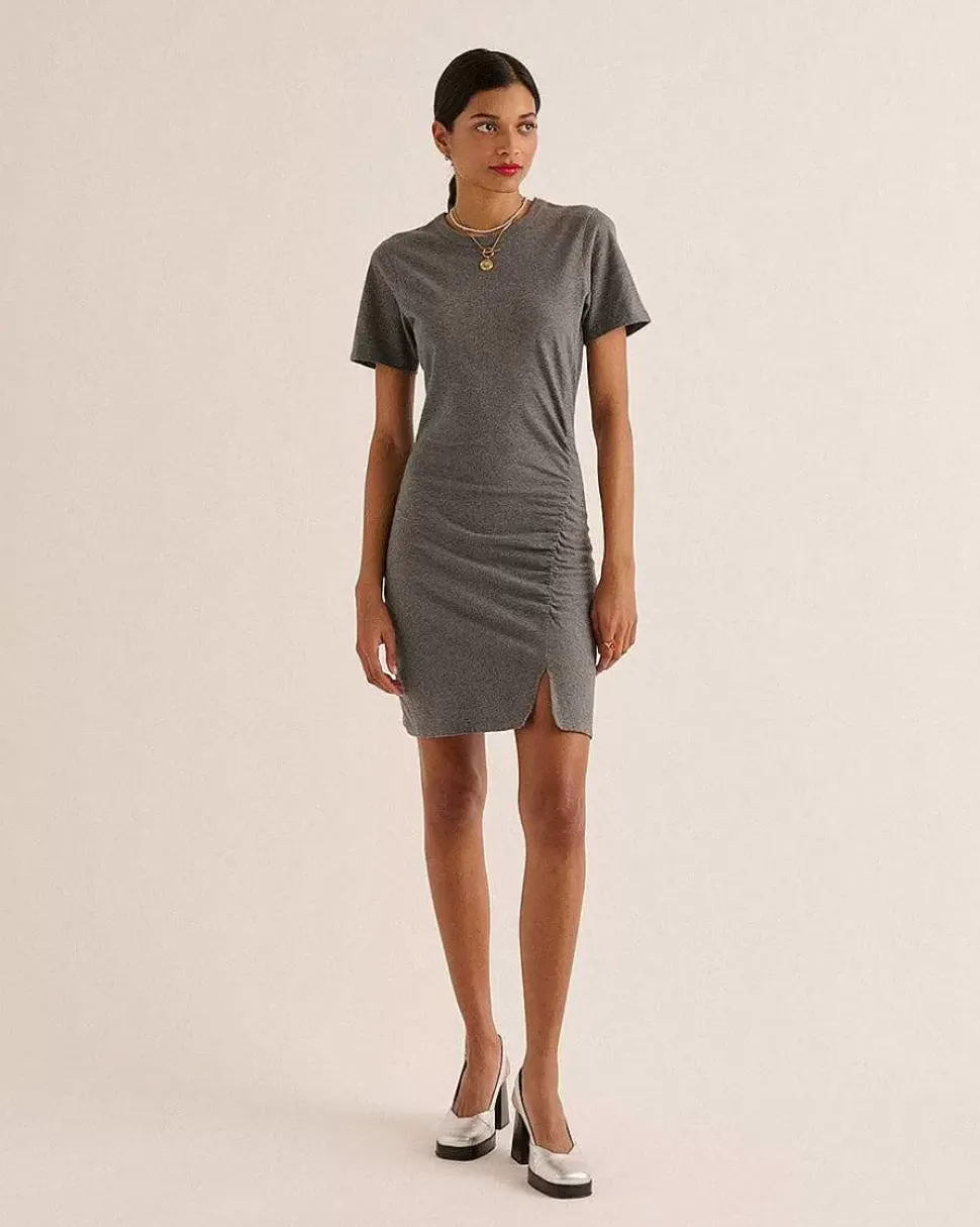 Robe Floreal Gris Anthracite