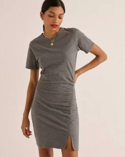 Robe Floreal Gris Anthracite