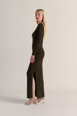 Robe Louka Kaki Irise