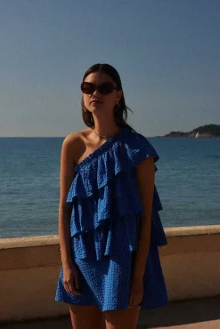 Robe Nouba Vichy Bleu
