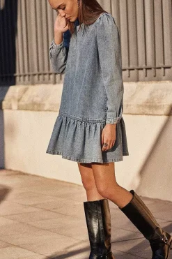 Robe Ondine Bleu Glacier