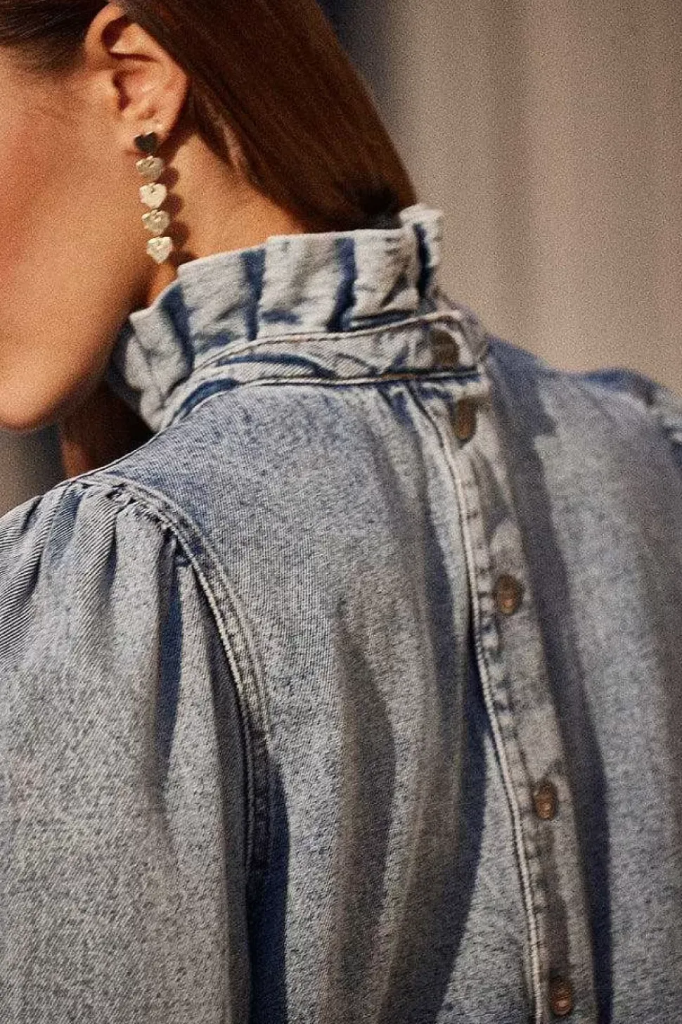 Robe Ondine Bleu Glacier