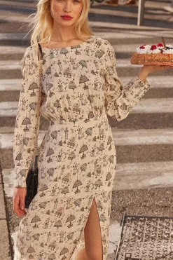 Robe Sereine Imprime Anniversaire