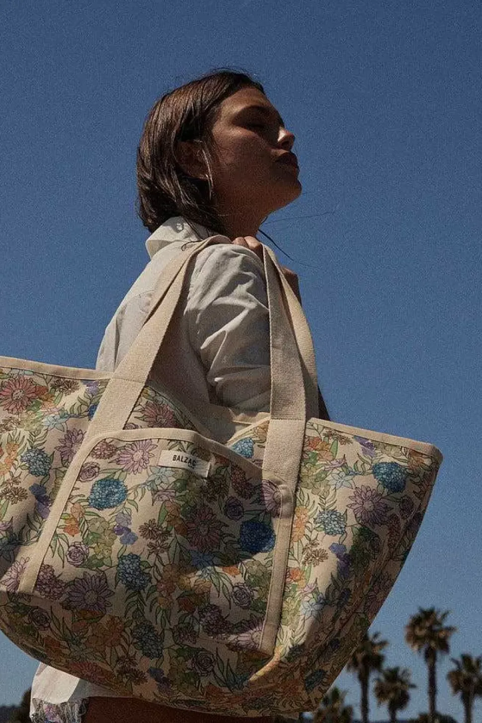 Sac Contemporain Imprime Fleurs D'Ete