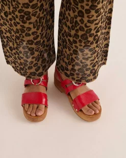 Sandales Lysia Rouge