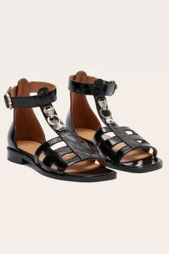 Sandales Selena Vernis Noir