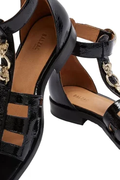 Sandales Selena Vernis Noir