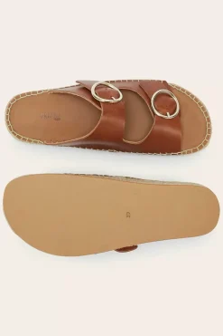 Sandales Tournesol Cognac