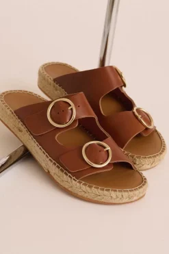 Sandales Tournesol Cognac