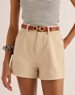 Short Triomphe Beige Pampa