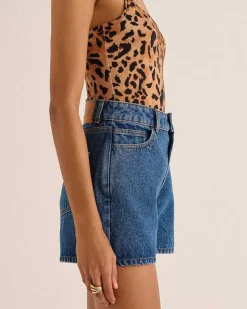 Short Triomphe Bleu Midi