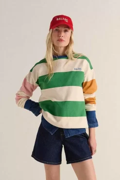 Sweat Harlow Multicolore Raye