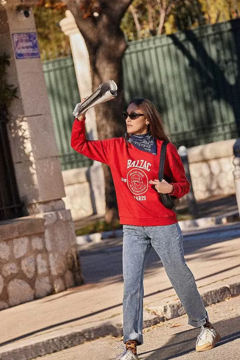 Sweat-Shirt Harlow Bp 2024 Rouge