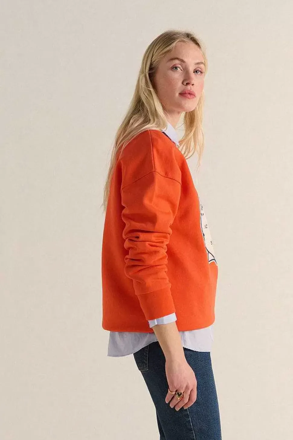 Sweat-Shirt Harlow Surfrider Orange