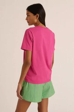 Tee-Shirt Bree Amour De Leo Rose