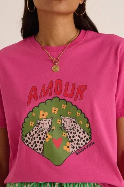 Tee-Shirt Bree Amour De Leo Rose