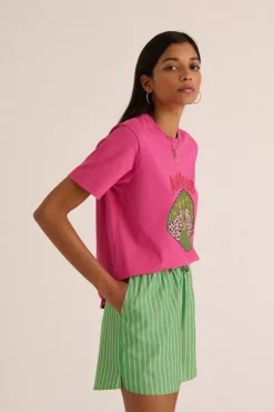 Tee-Shirt Bree Amour De Leo Rose