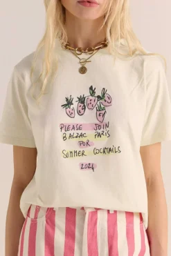 Tee-Shirt Bree Cocktail Party Ecru